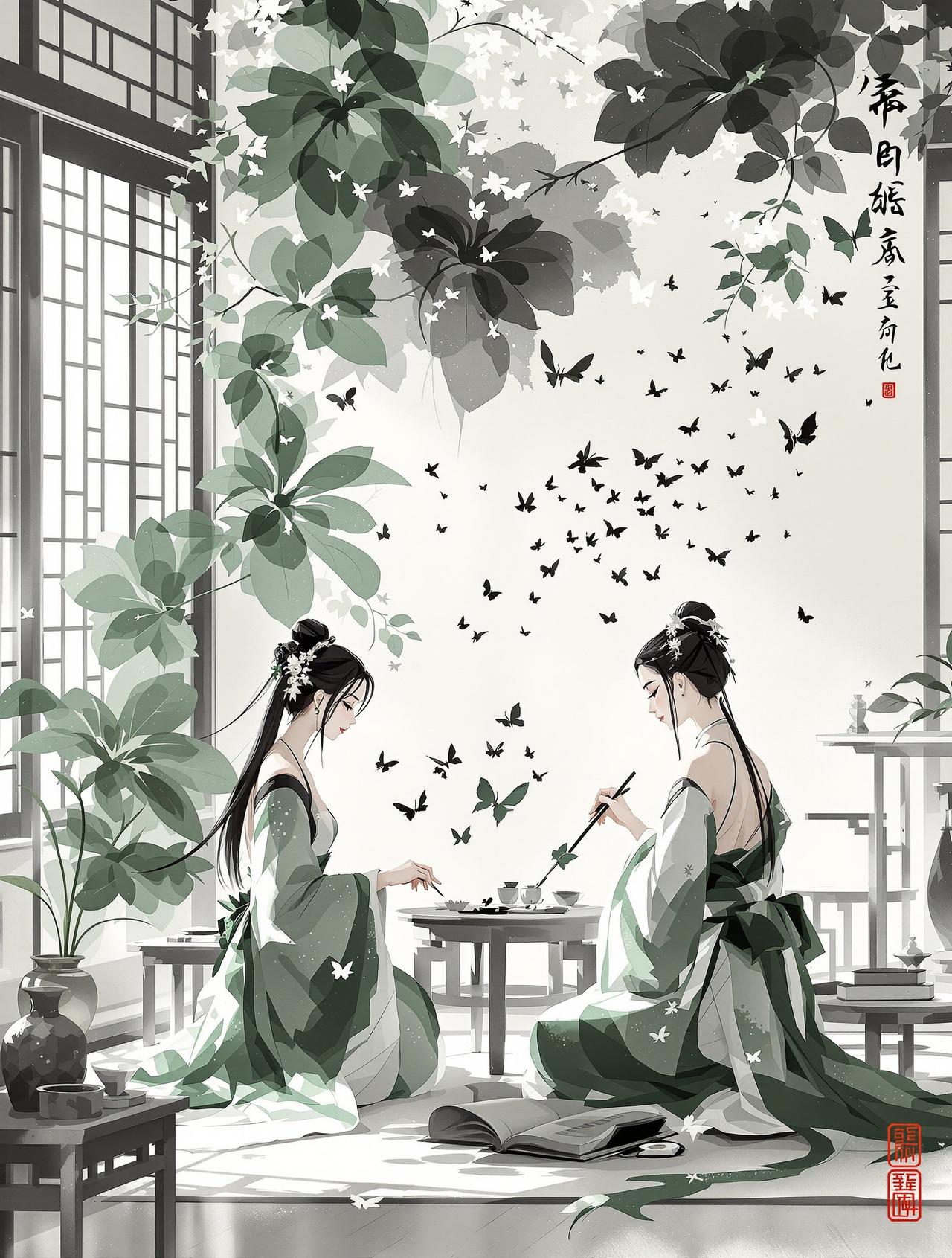 歪歪的漫画番剧 - 墨染青衫：以墨为誓，以衫为凭